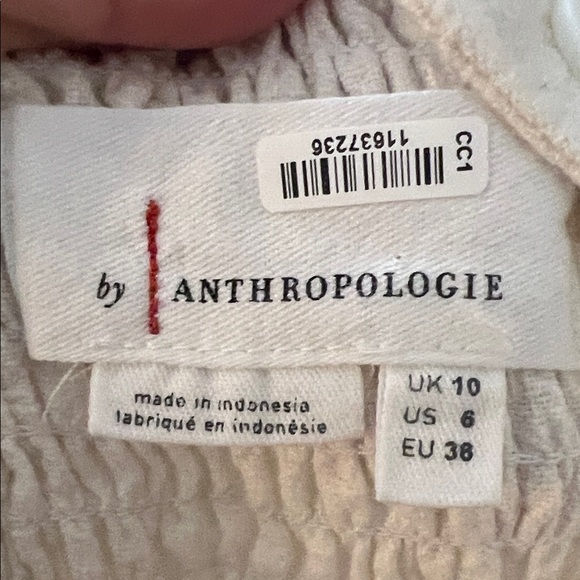 Anthropologie Linen Blend Cape Cod Sleeveless Jumpsuit with Belt - Picture 2 of 15